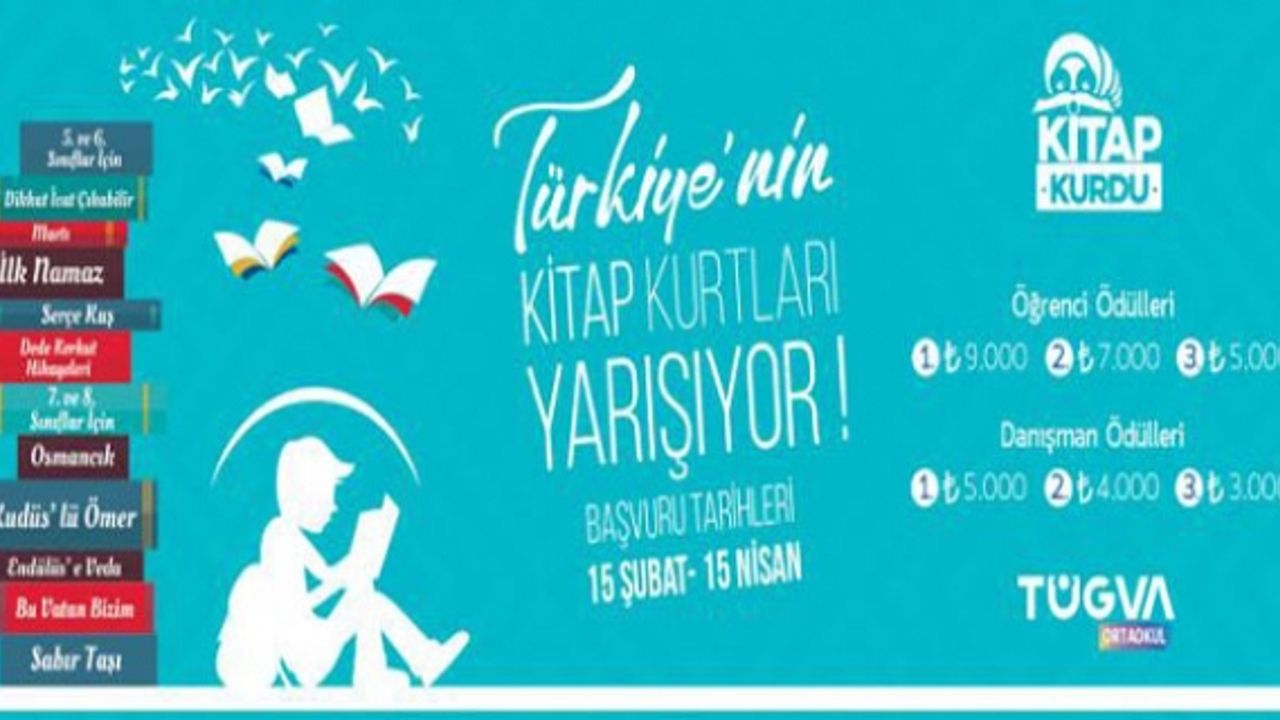 TÜGVA, kitap okuma yarışması düzenliyor