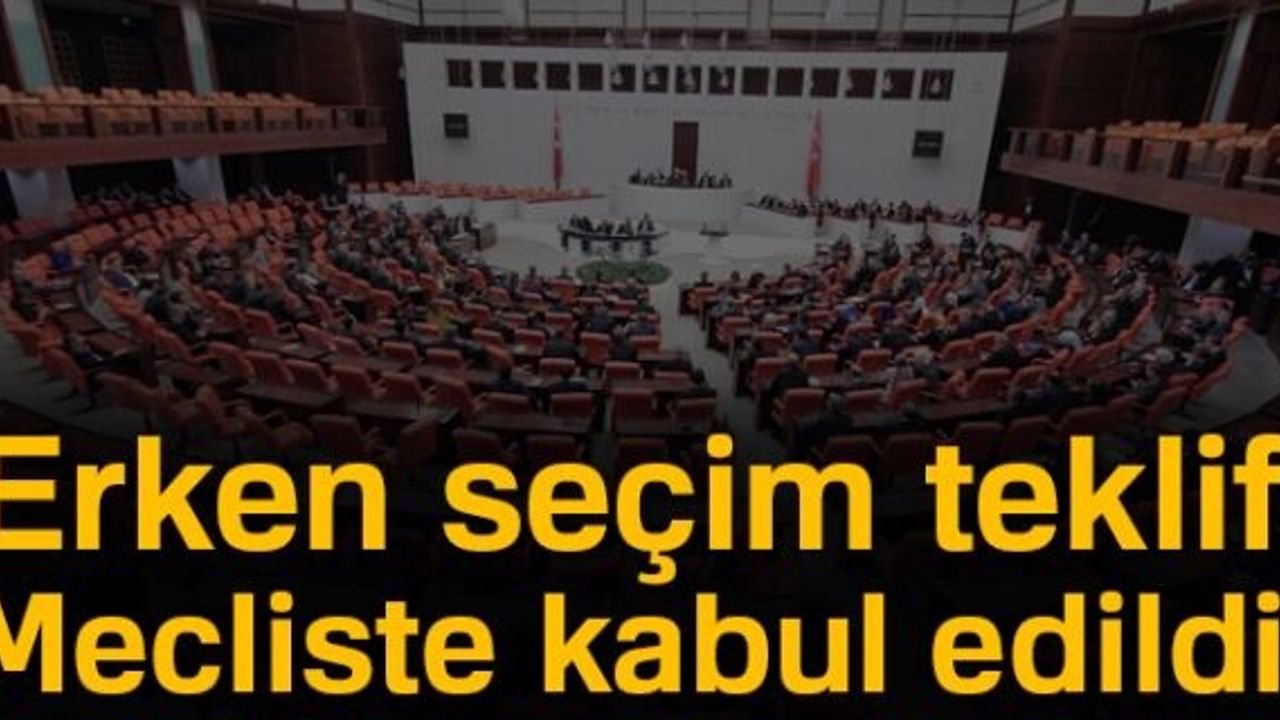 Ankara'da hareketli saatler! Üç parti evet dedi, seçim tarihi resmileşti