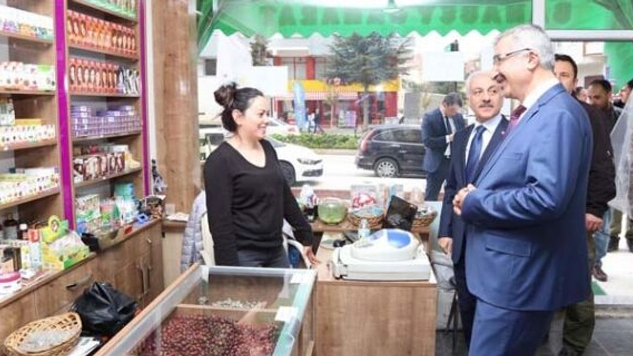 Vali Kılıç ve Başkan Gül, Bahabey esnafını ziyaret etti