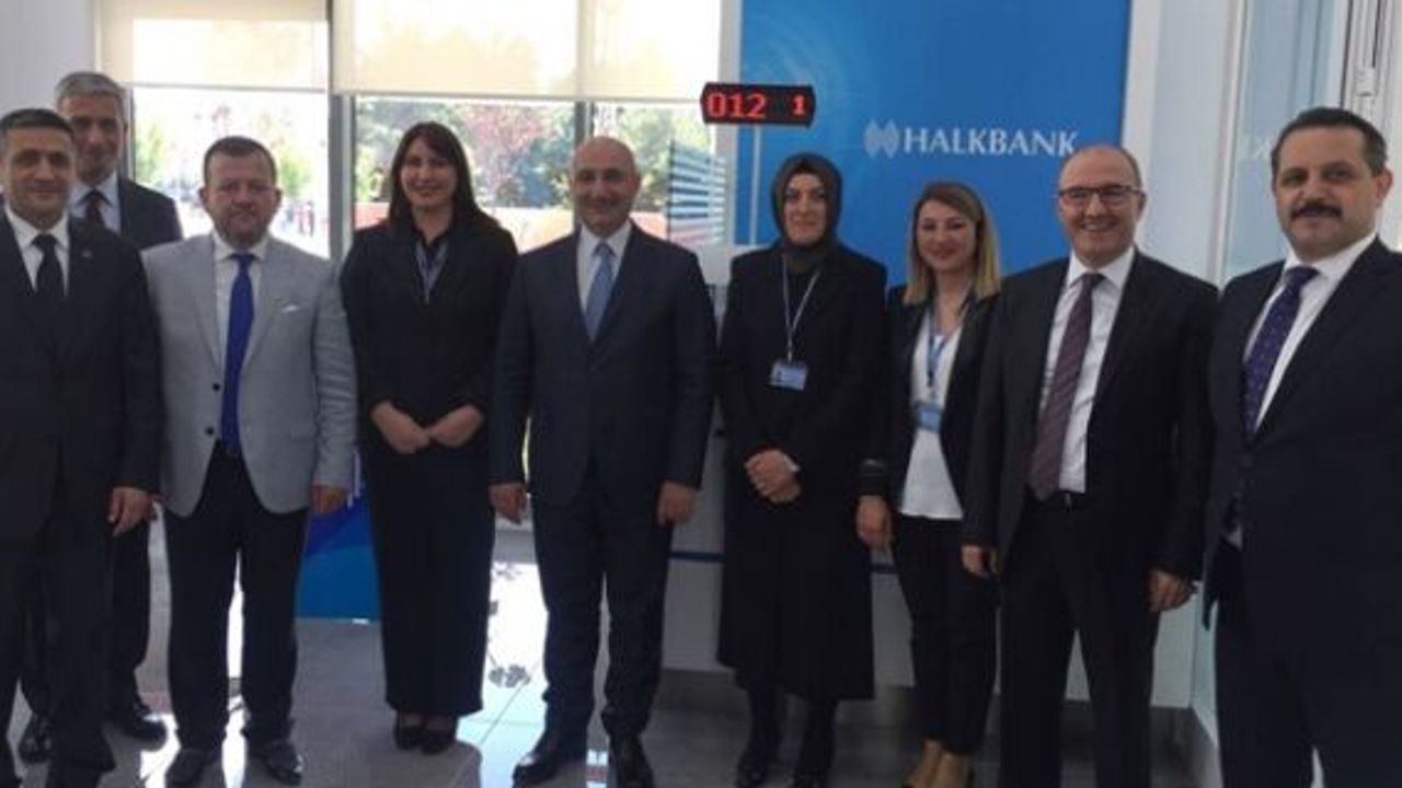 Arslan, Halkbank  Çorum TSO Uydu Şubesi’ni ziyaret etti