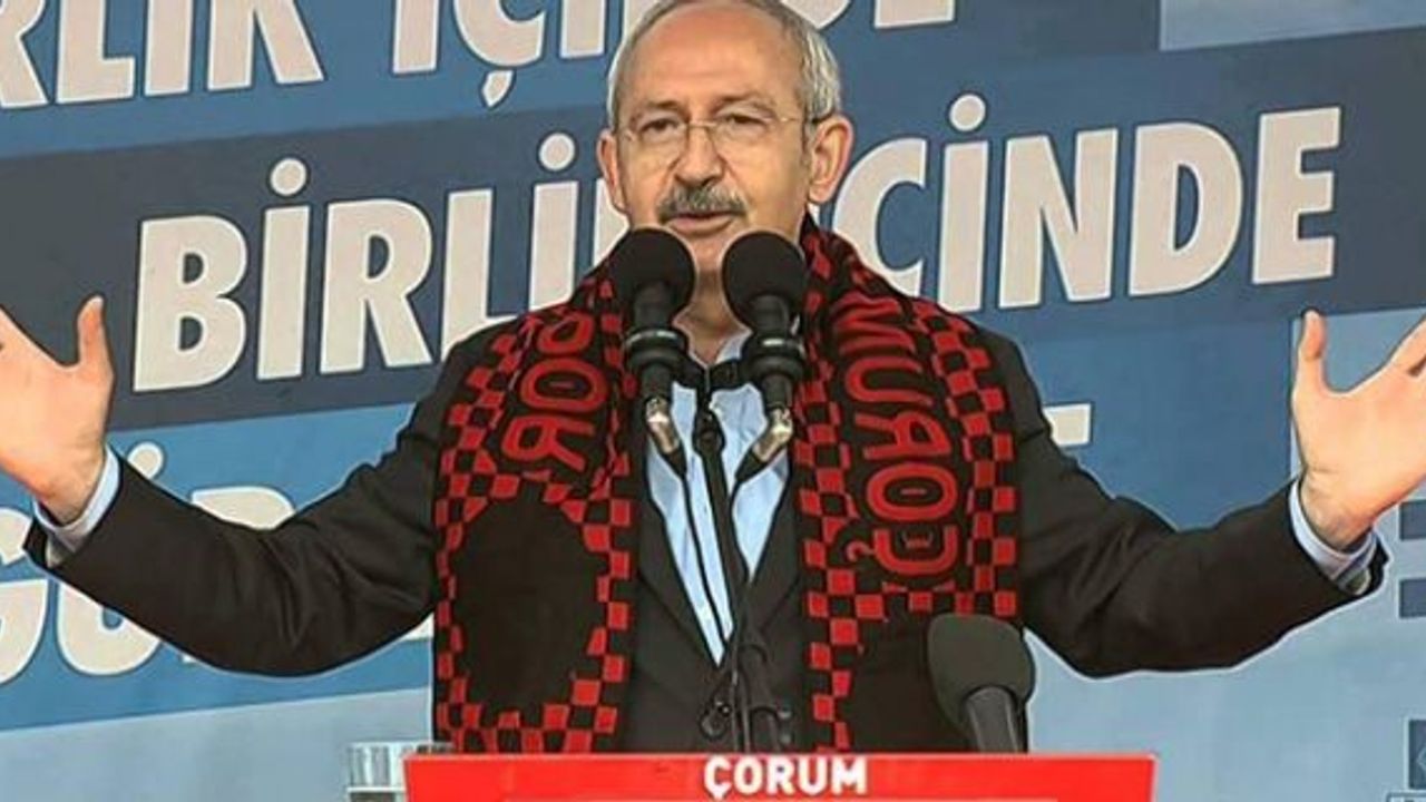Kılıçdaroğlu Çorum'a geliyor