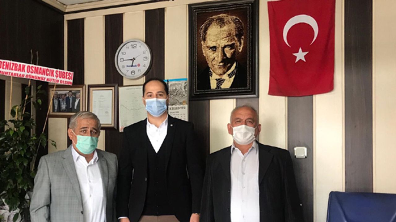 DenizBank Osmancık Şube Müdürü, muhtarları kutladı