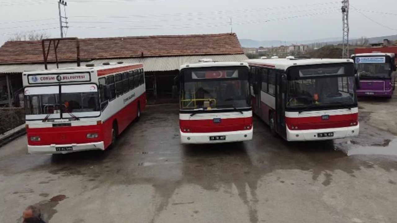 Çorum Belediyesi boykot kırdı: Hatta çıkmayan otobüs bir daha sefere çıkamaz
