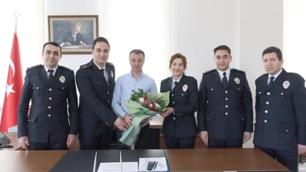Polis Haftası'nda Kaymakam Aytemür'e ziyaret