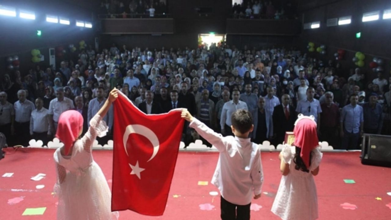 4-6 yaş Kuran Kursu minikleri mest etti