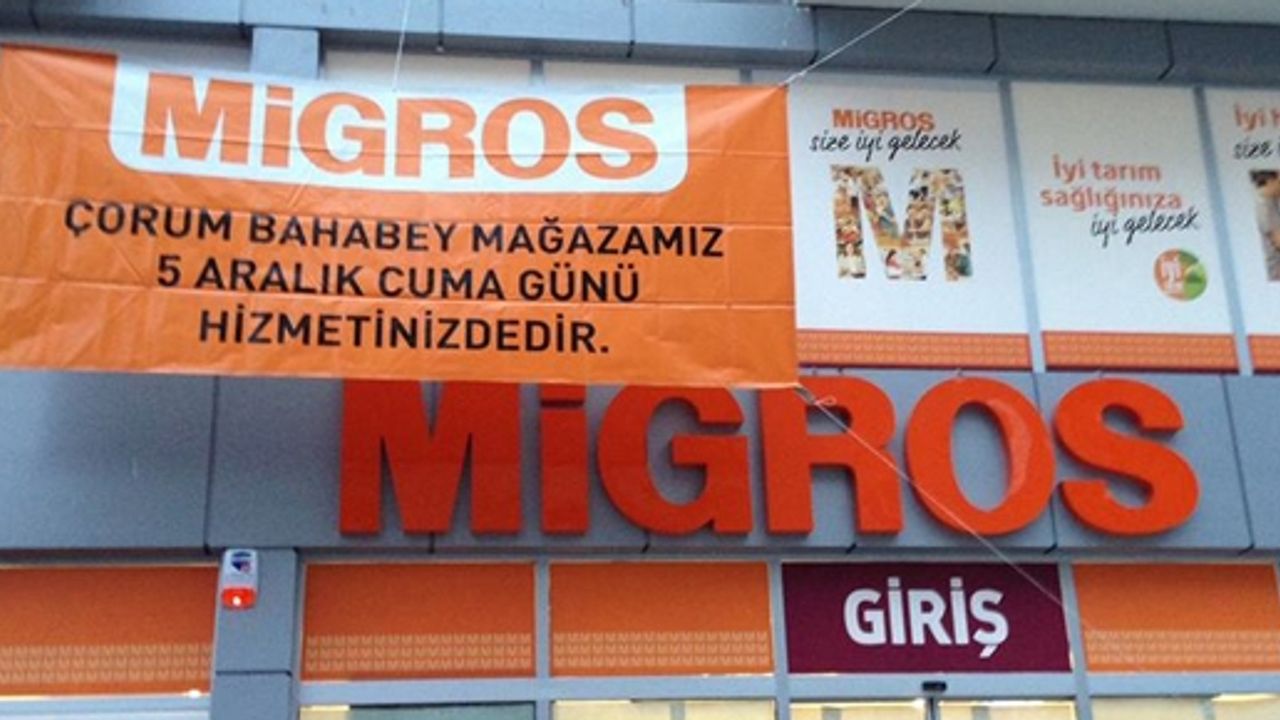 Migros Bahabey ubesi A l yor orum Haber orum Son Dakika ve