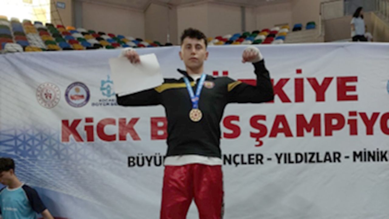 Çorumlu Enes Duman Türkiye şampiyonu!