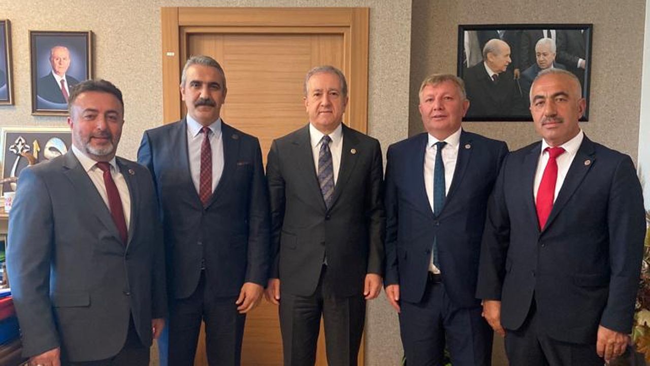 MHP Genel Başkan Yardımcısı Sadir Durmaz ile görüştüler