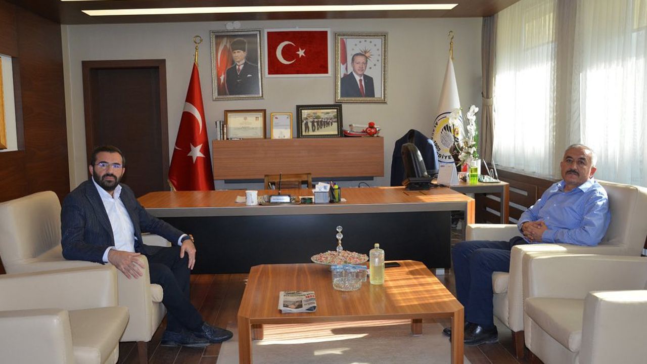 Ceyhan Baran'dan Başkan Şaltu'ya ziyaret