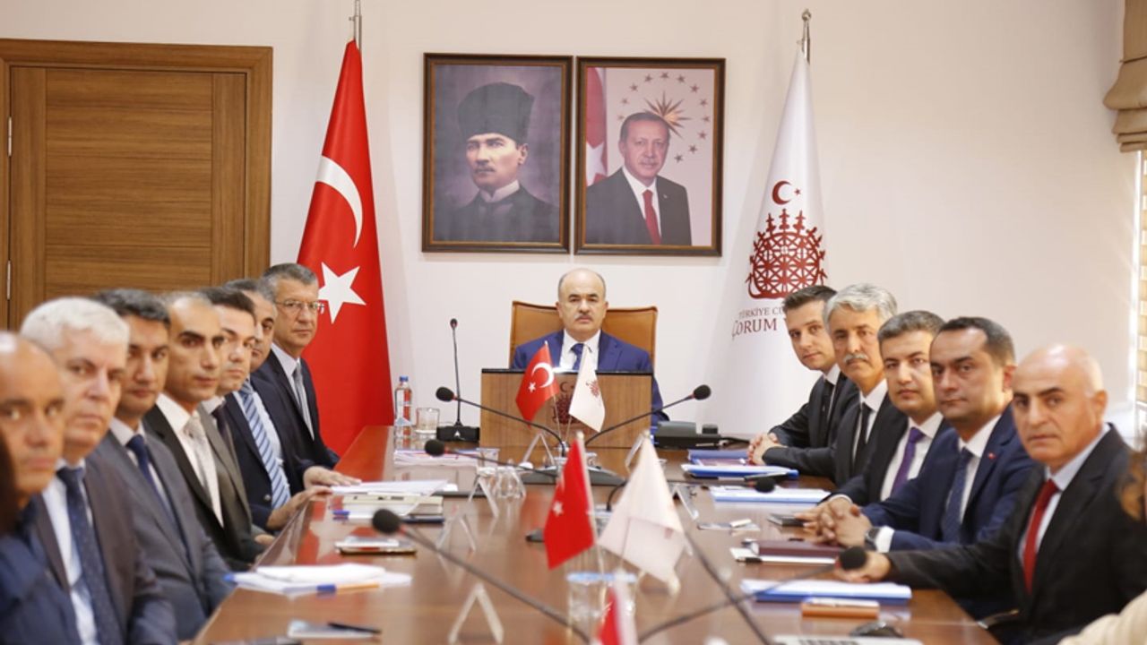 Çorum Valisi Doç. Dr. Zülkif Dağlı: “Türkiye Yüzyılı” vizyonu doğrultusunda gayretle çalışılacak