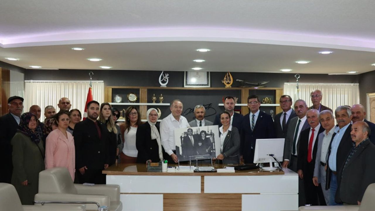 İYİ Partili Milletvekili Türkeş Sungurlu’yu ziyaret etti