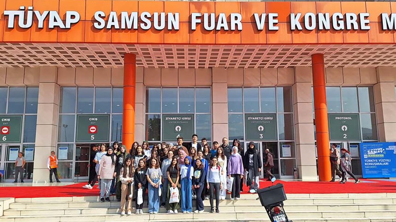 Osmancıklı öğrenciler Samsun'da düzenlenen TÜYAP Kitap Fuarına katıldılar