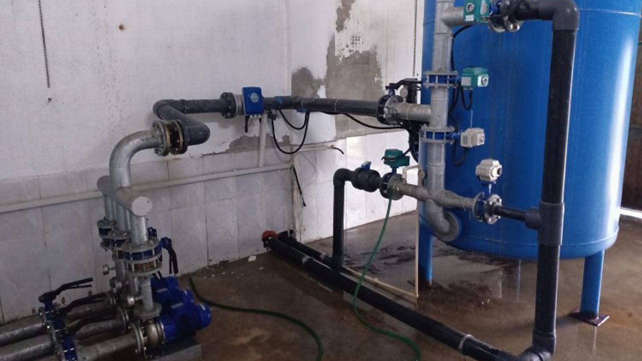 Manisa Gördes'te içme suyu arıtma tesisi sorunsuz çalışıyor