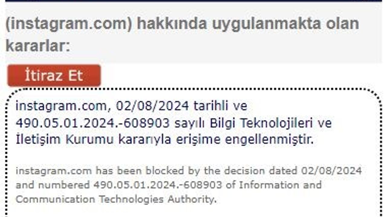 Instagram'a Erişim Engeli Geldi: BTK Kararının Sebepleri