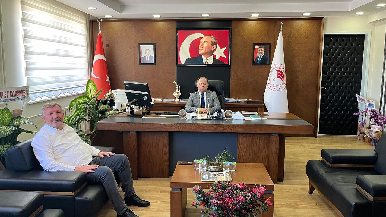 Başkan Gelgör’den Tarım ve Orman İl Müdürü Hasan Taş’a hayırlı olsun ziyareti