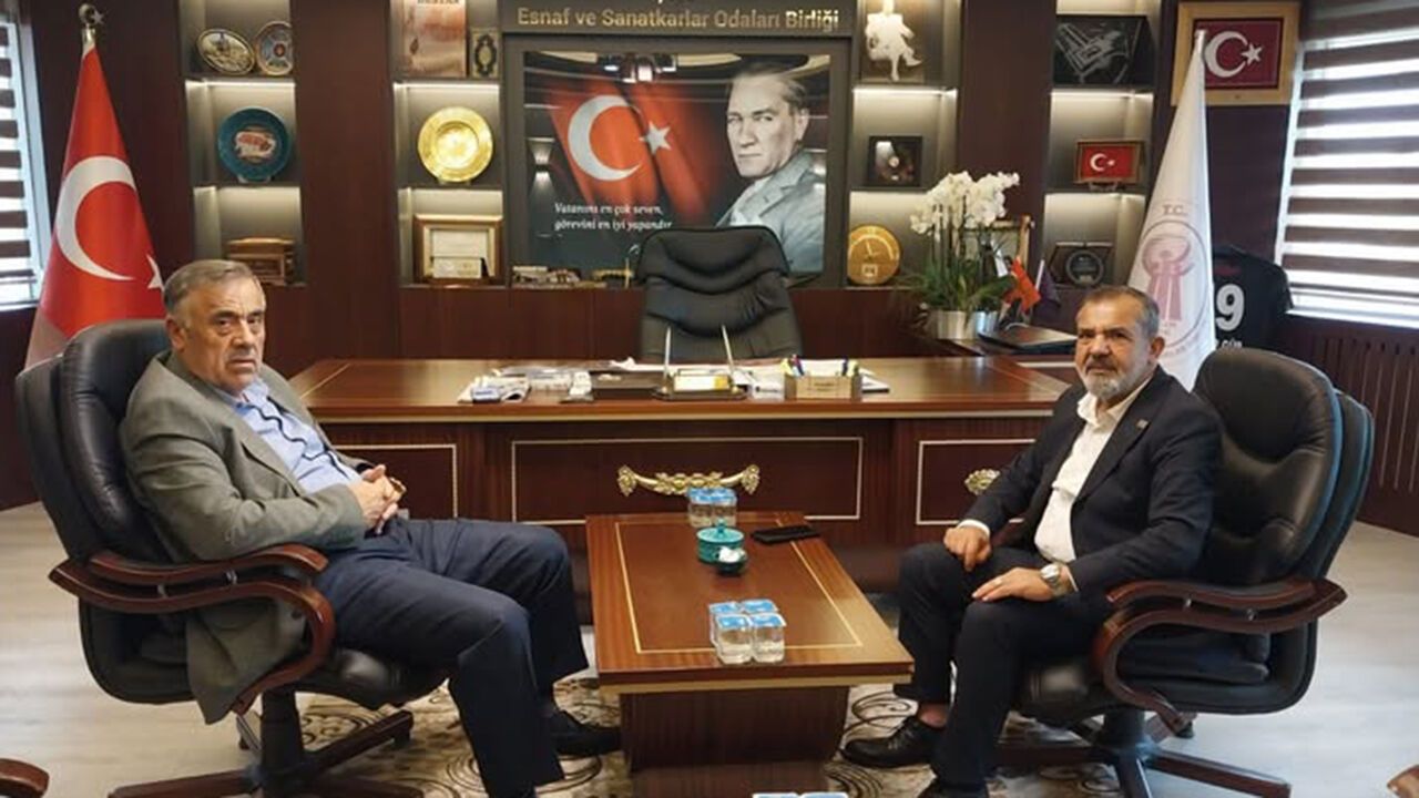 Ahmet Anak'tan Başkan Gür'e hayırlı olsun ziyareti