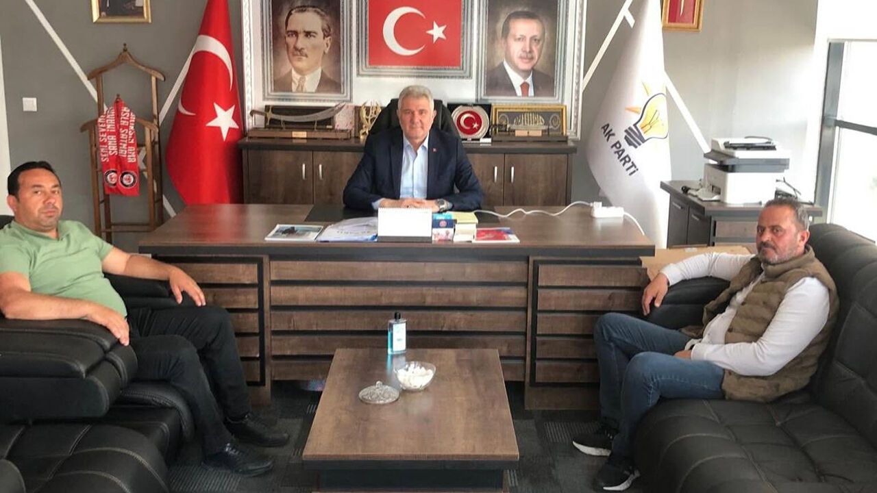 Köy muhtarlarından Merkez İlçe Başkanı Alagöz’e ziyaret