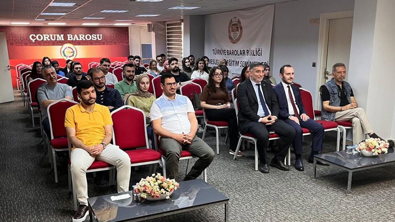 Çorum Barosu’nda iş kazaları ve meslek hastalıkları semineri