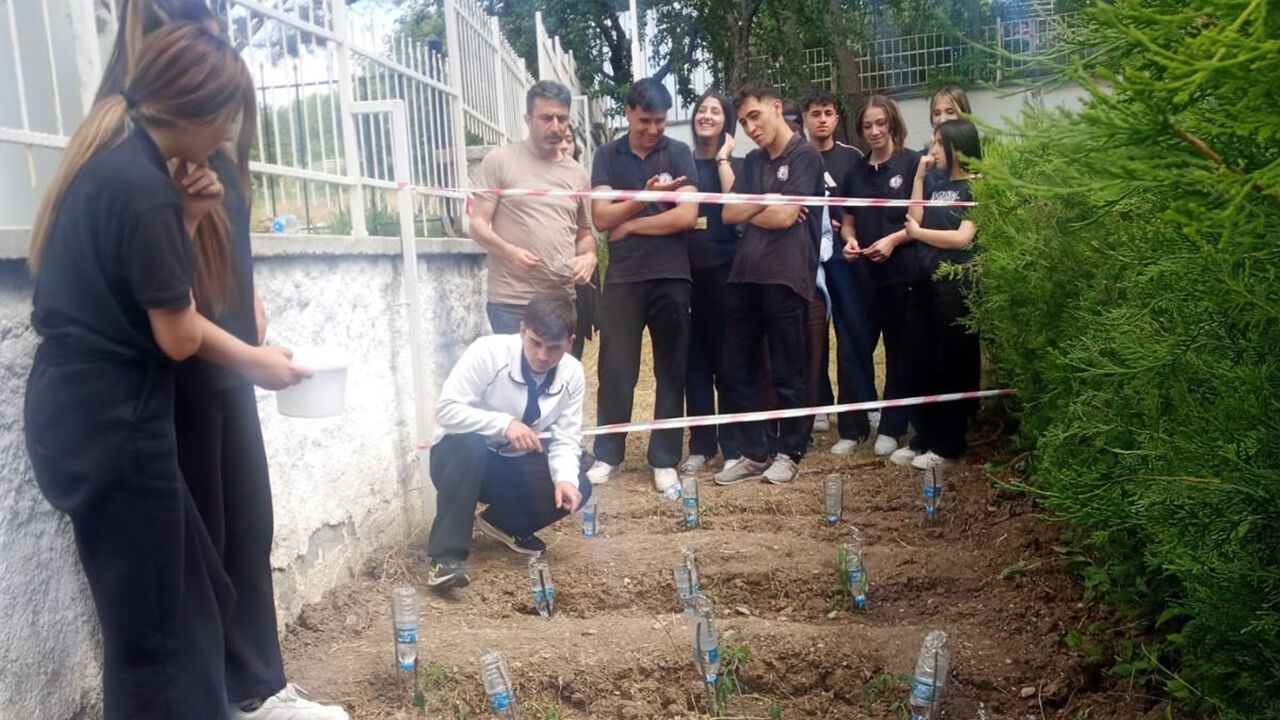 Sağlık Lisesi öğrencilerinden çevre farkındalığı e