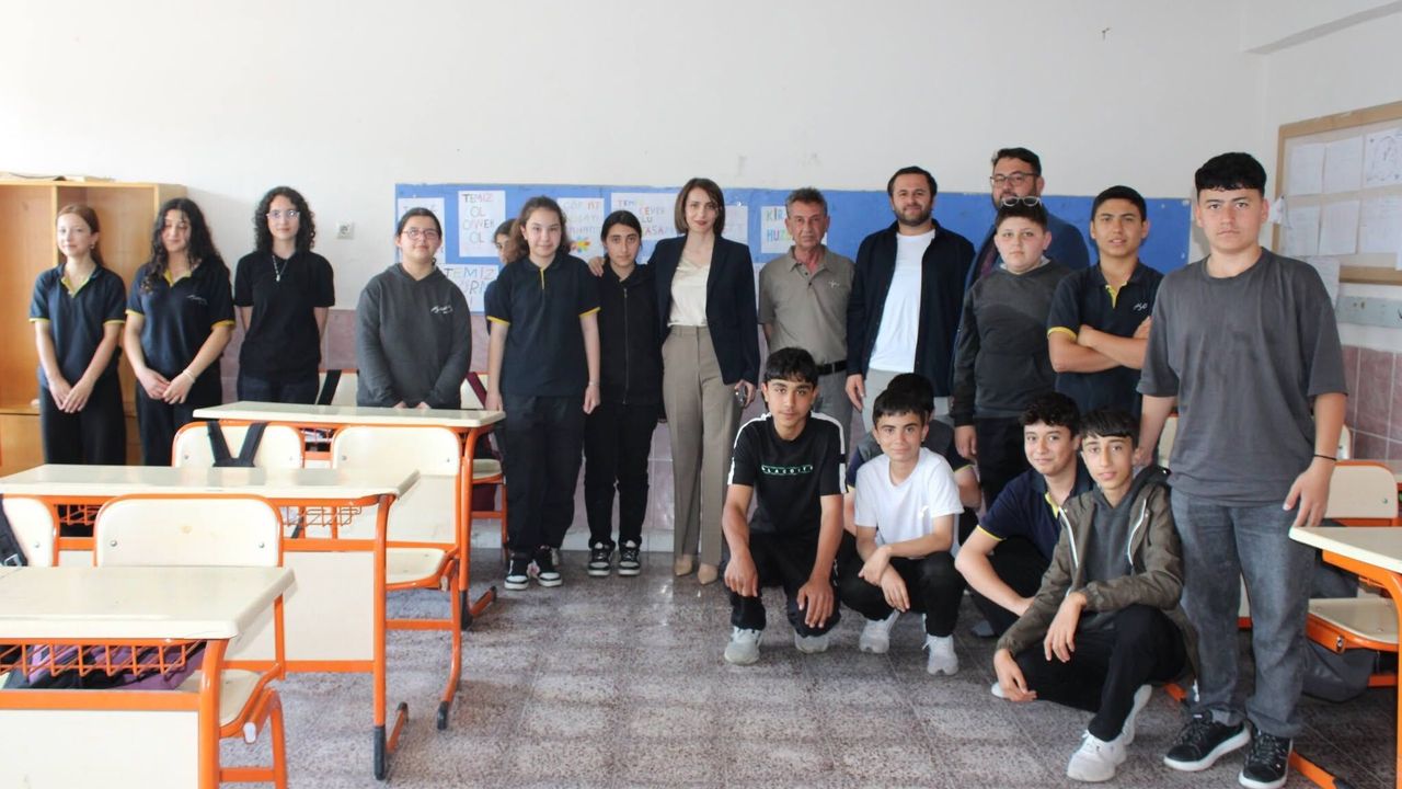 Kaymakam Nayman LGS adaylarıyla buluştu