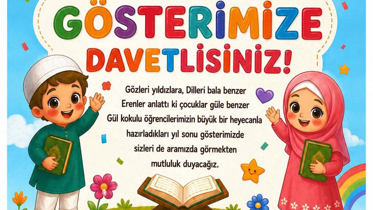 Uğurludağ Müftülüğü'nden yıl sonu gösterisine dave