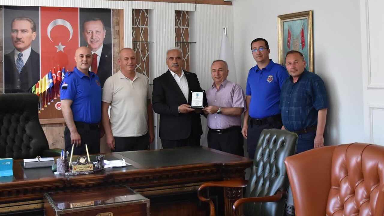 Ceza infaz kurumu personelinden Başkan Çizikci’ye ziyaret