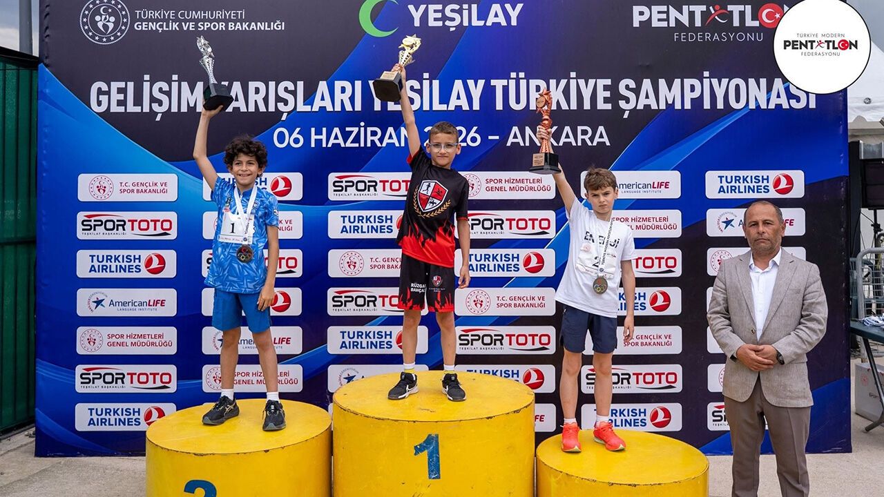 Çorumlu sporculardan modern pentatlonda Türkiye de