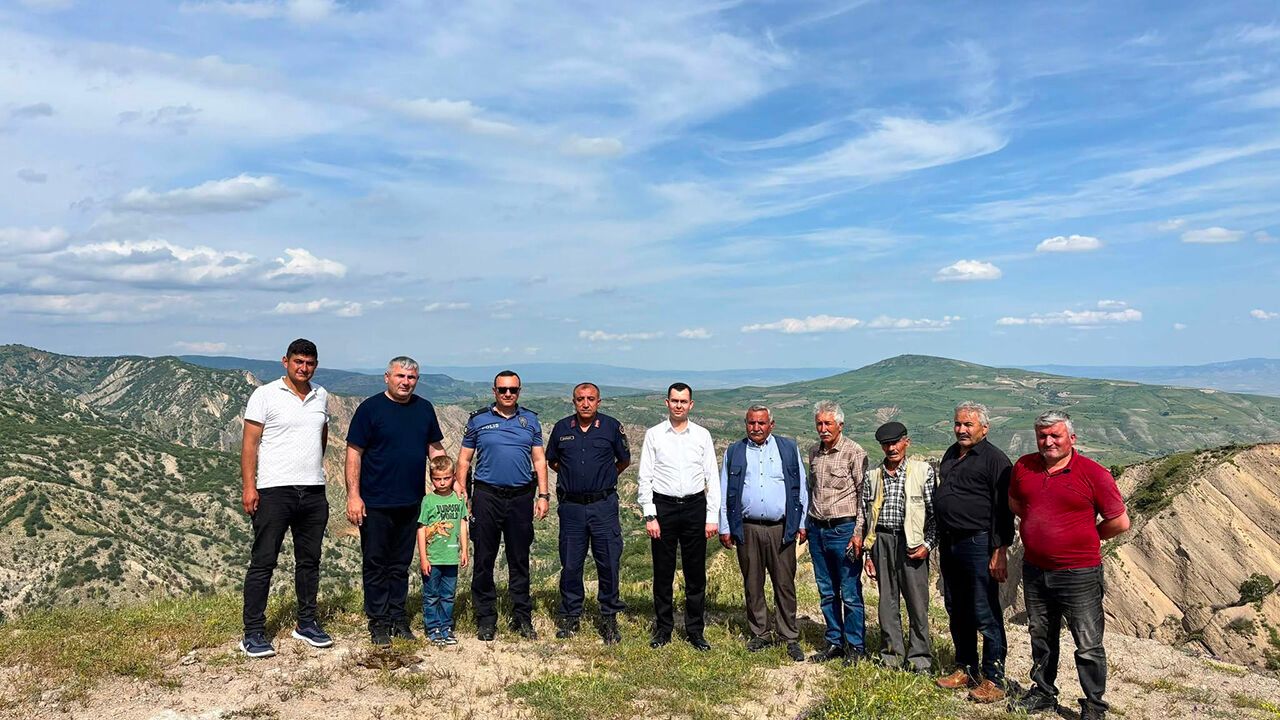 Kaymakam Yüce, Karacabey Yaylası'nda incelemelerde bulundu