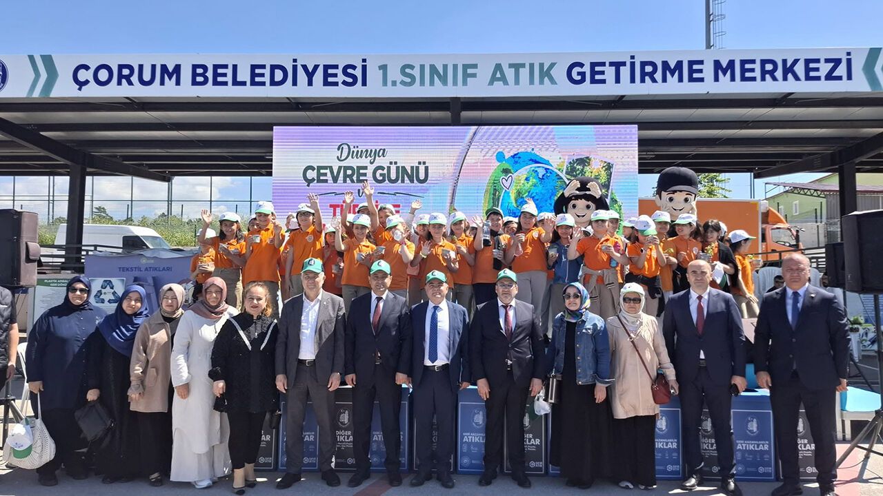 Çorum'da Çevre Haftası kapsamında sıfır atık buluş