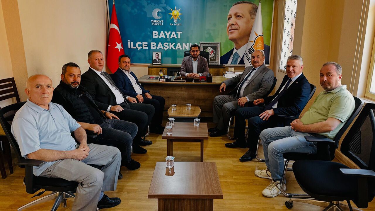 Duran Bıyık’tan Bayat teşkilatına ziyaret