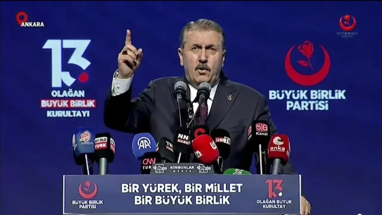 BBP'de karar çıktı: Mustafa Destici yeniden genel başkan seç