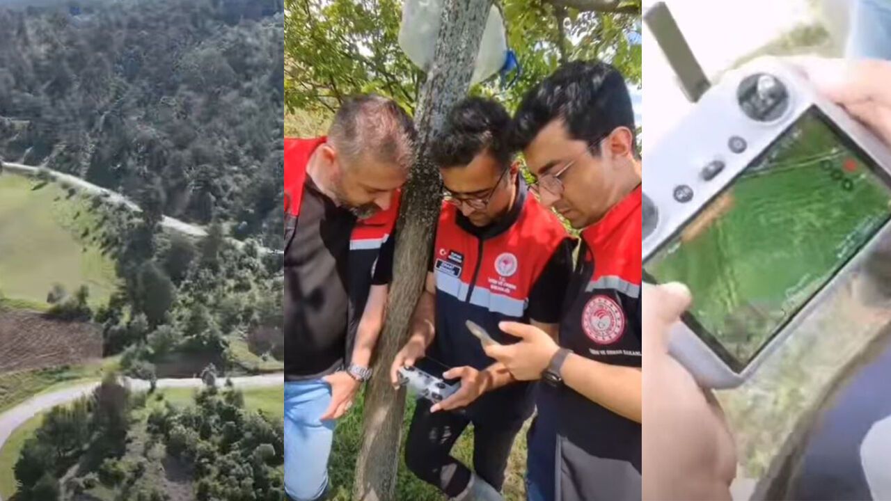 Osmancık'ta tarım arazileri drone ile denetlendi