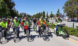 Çorum'da sağlıklı yaşam için pedal çevirildi