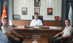 Osmancık Askerlik Şube Başkanı ve Personelinden Başkan Gelgör’e ziyaret