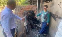 CHP'den yangınzede aileye geçmiş olsun ziyareti