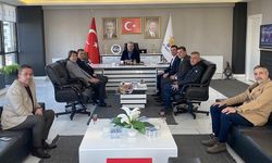 TSO heyeti, Yusuf Ahlatcı’yı ziyaret etti