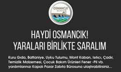 Osmancık Belediyesi yardım kampanyası başlattı