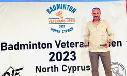 Barış Boyar’a KKTC’de düzenlenen Badminton turnuvasında çifte madalya
