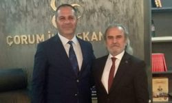 Satılmış Karatağ’dan Mehmet İhsan Çıplak’a hayırlı olsun ziyareti