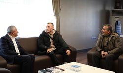 Başkan Şaltu, Alacalı sporcu Enver Aydoğan’ı kutladı