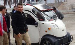 Osmancıklı Mucit Gıyas Çetin geliştirdiği elektrikli aracını öğrencilere tanıttı
