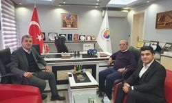 Vakıfbank Şube Müdürü Mustafa Özgenç'ten, Alaca TSO Başkanı Günser Şirin'e ziyaret