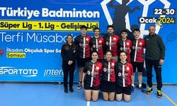 Badminton Süper Liginde yarışma hakkı kazandılar