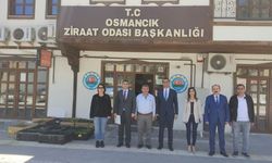 Ziraat Odası Başkanı Ali Osman Şahiner'i ziyaret ettiler