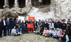 İskilip Kaya Mezarları'nda Gençlik Haftası buluşması