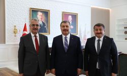 Yusuf Ahlatcı ve Murat Günay, Sağlık bakanıyla görüştü