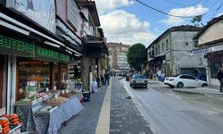Belediye, Taşhan Caddesi'nin kaldırımlarını yeniledi