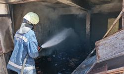 Alaca'da yangın: Tüm eşyalar kül oldu