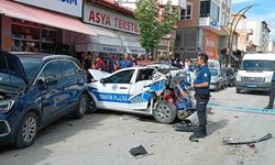 Çorum Alaca'da Şok Kaza: Cip Polis Aracına Çarptı, 3 Kişi Yaralandı!