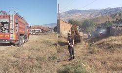 Çorum Hacıbey Köyü'nde Büyük Yangın: 2500 Balya Saman Kül Oldu!